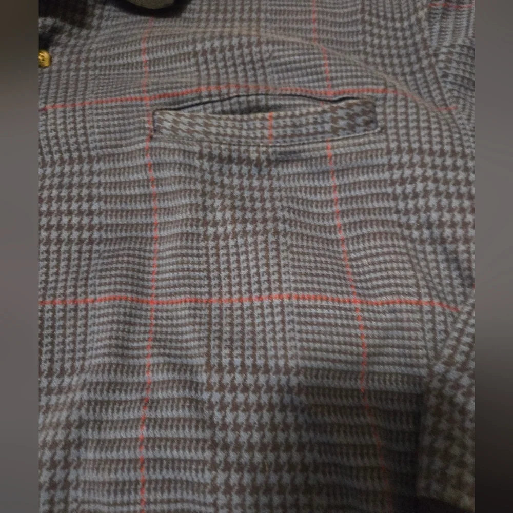 Vintage Casual Joe By Haband Men's 2X Golf Pull Over With 2 Buttons Blue